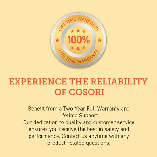 COSORI Dual Air Fryer TwinFry, 10L Flexible Capacity, Single & Double Zone Convertible, 4 Fast Heaters