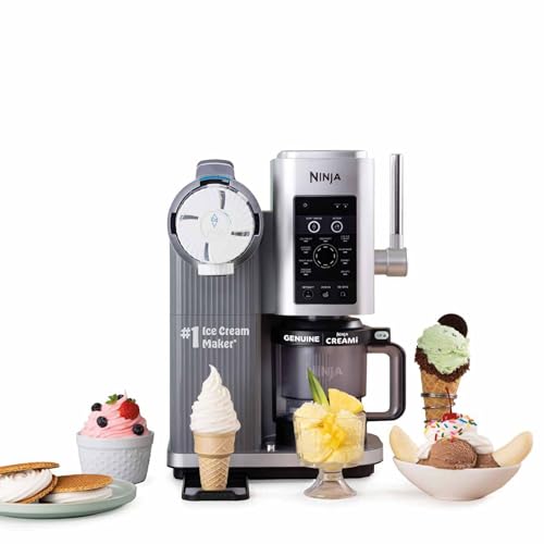 Ninja Swirl by CREAMi Soft Serve & Ice Cream Maker with 2x Tubs, 13 Functions, Makes Ice Cream