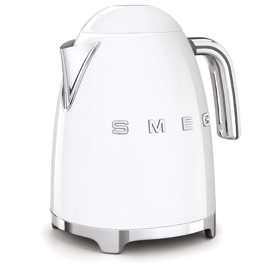 Smeg KLF03WHUK 1.7Ltr - 3kw Kettle and TSF01WHUK 2 Slice Toaster Set in White