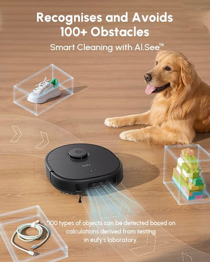 X10 Pro Omni Robot Vacuum & Mop, All-in-One Station, 8000Pa Suction, Dual Mops, AI Obstacle Avoidance, Auto Wash/Dry/Empty/Refill