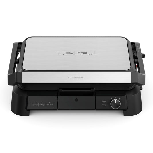 Tefal SuperGrill 3in1 XL, Indoor Grill, BBQ, Oven Style, Panini, Adjustable Temperature, XL Surface