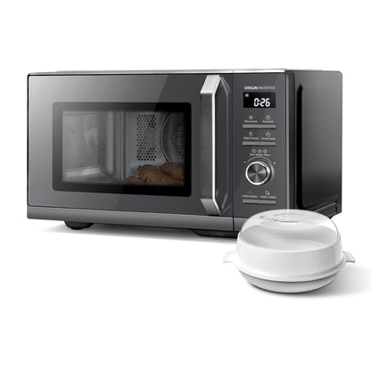 TOSHIBA 26L Air Fry Auto Menu Combo 6-in-1 900W Microwave Oven With Steamer in Morandi Grey
