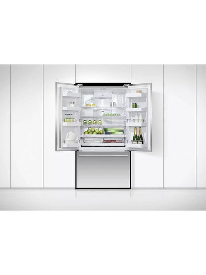 569L French Door Freestanding Fridge Freezer, Stainless Steel, Frost Free, E Energy Rating