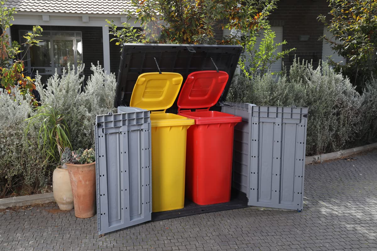 Keter Store It Out Pro Outdoor Garden Furniture Storage Shed Grey Fade Free All Weather Resistant