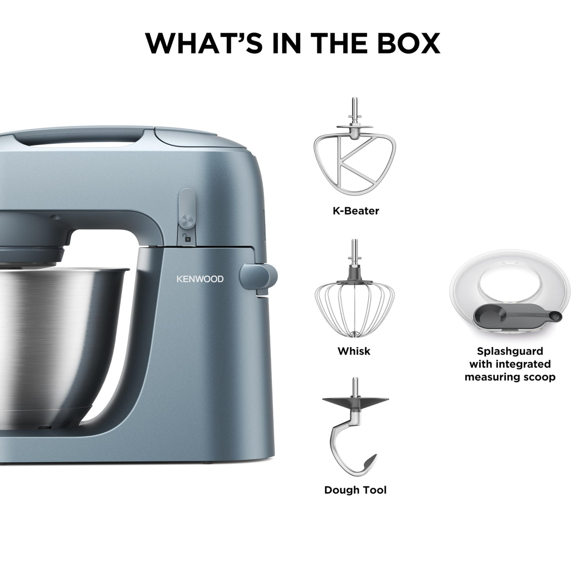Kenwood KZM35.000GY Go Collection stand mixer, Storm Blue