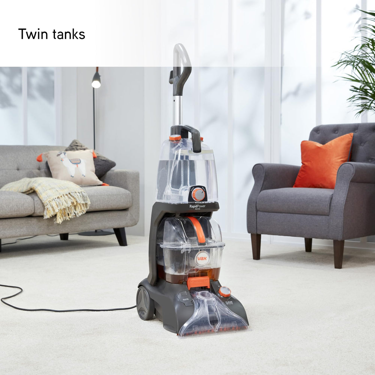 Vax Rapid Power Revive Carpet Cleaner | Deep Clean and Leaves Carpets Dry in less than 1hr