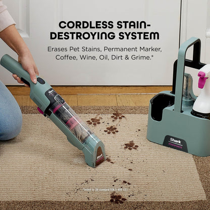 Shark StainForce Cordless Spot Cleaner Lightweight & Portable Spot, Stain, & Odour Eliminator for Carpets